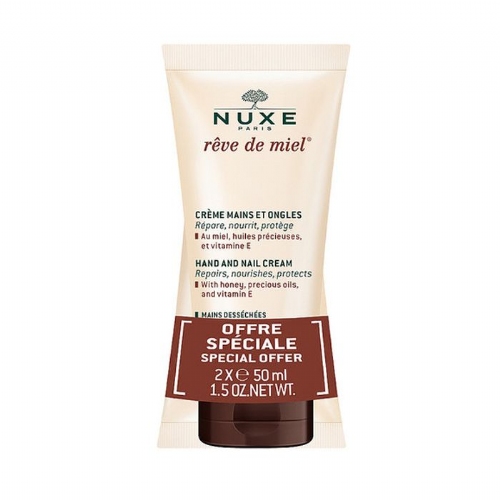 Nuxe crema de manos reve de miel duplo 2 x 50 ml