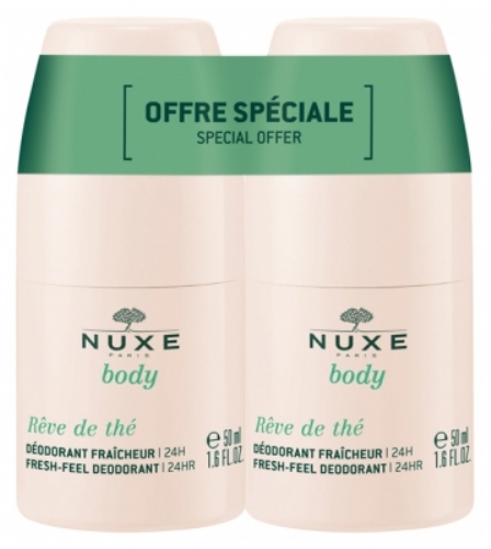Nuxe body desodorante fresco reve de the duplo 2x50ml