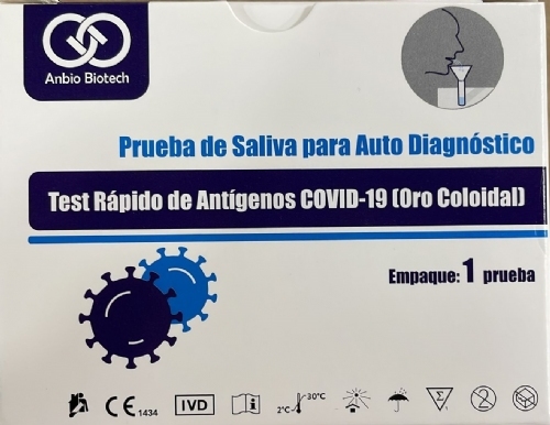 Test fluido oral antigenos autodiagnostico sars-cov-2 - anbio biotech (aleu medical) (1 test)
