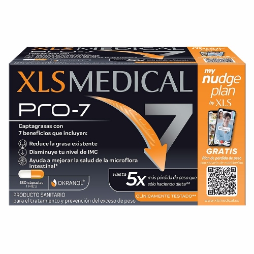 Xls medical pro 7 nudge 180 capsulas