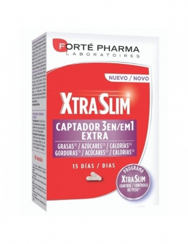 Xtraslim captador 3 en 1 (60 capsulas)