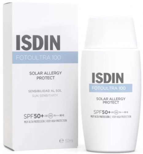 Isdin fotoultra 100 solar allergy protect spf 50+  1 envase 50 ml