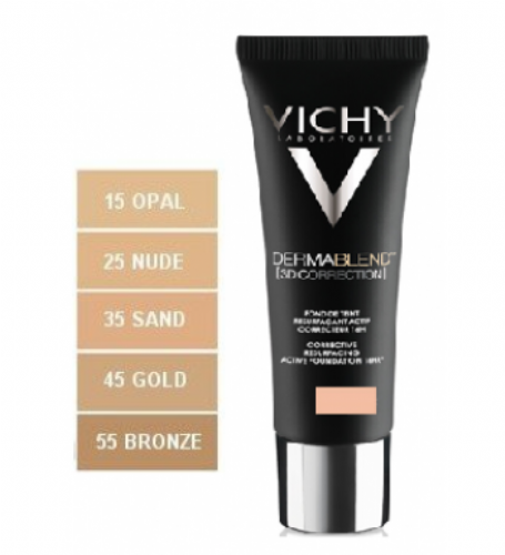 Vichy Dermablend fondo de maquillaje corrector (30 ml 15 opal)