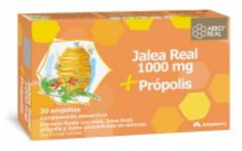 Jalea real 1000 propolis Arkoreal (20 ampollas bebibles 15 ml)