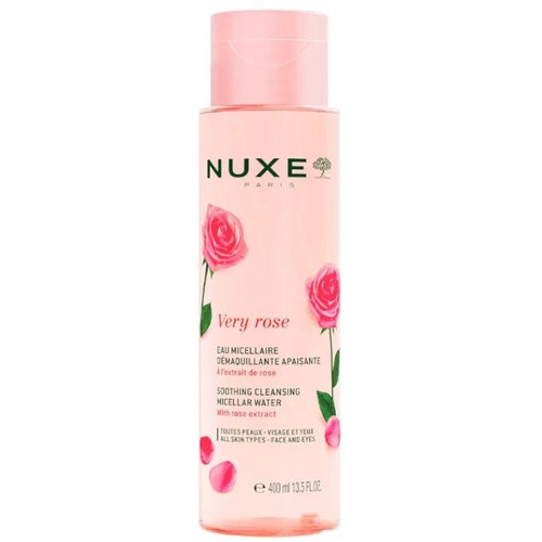 Nuxe very rose agua micelar desmaquillante calmante, 400 ml