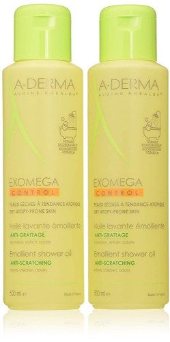 A-DERMA EXOMEGA ACEITE DE BAÑO Y DUCHA (500 ML 2 ENVASES)