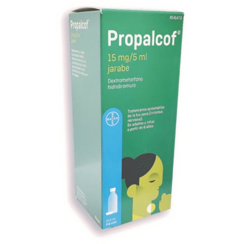 PROPALCOF 15 mg/5 ml JARABE , 1 frasco de 200 ml