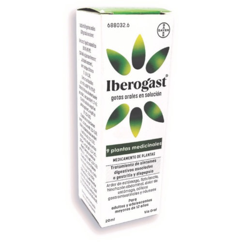 IBEROGAST GOTAS ORALES EN SOLUCION, 1 frasco de 100 ml