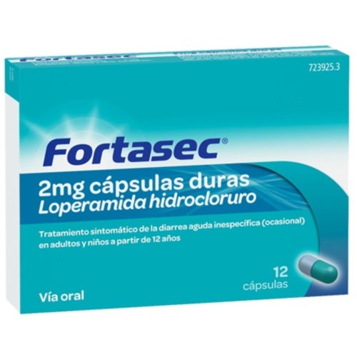 FORTASEC 2 mg CAPSULAS DURAS 20 cápsulas