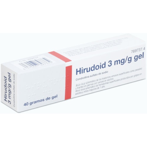 HIRUDOID 3 mg/g GEL , 1 tubo de 40 g