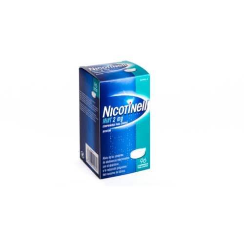 NICOTINELL MINT 2 mg COMPRIMIDOS PARA CHUPAR, 96 comprimidos