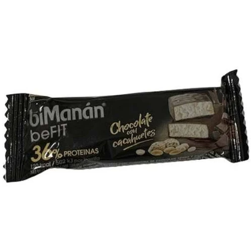 Bimanan befit 36% proteina chocolate con cacahuete 100 grs