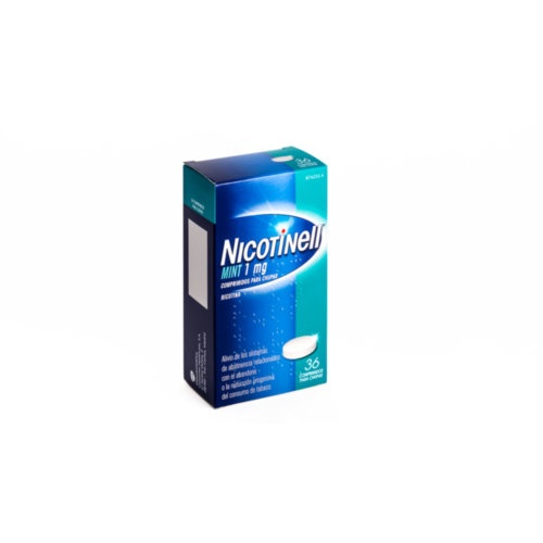 NICOTINELL MINT 1 mg COMPRIMIDOS PARA CHUPAR, 36 comprimidos
