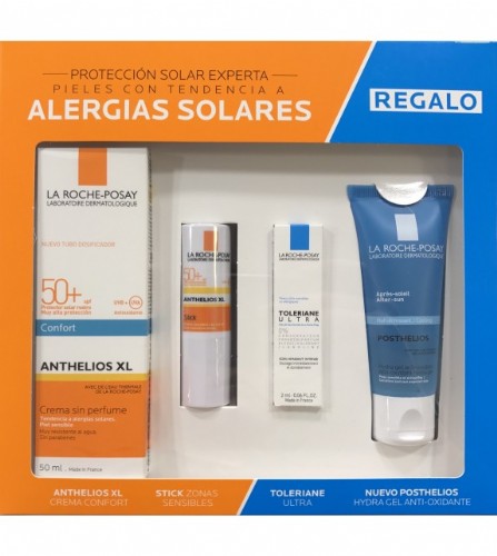 Pack rostro alergias solares - antialergias La Roche Posay Anthelios