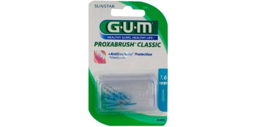 Cepillos interdentales gum recambio 614 proxabrush (1.6 conico 8u)