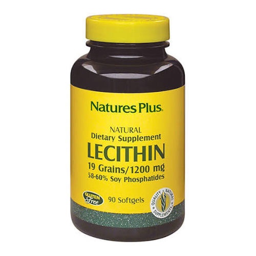Nature´s plus lecitina de soja (1200 mg 90 perlas)