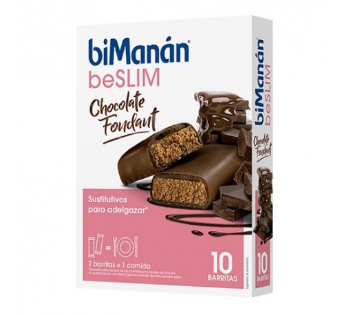 Bimanan barritas chocolate negro fondant (8 barritas 40 g)( 320 g )