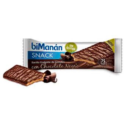 Bimanan barrita crujiente cereales choco negro (17 g  20 bar)