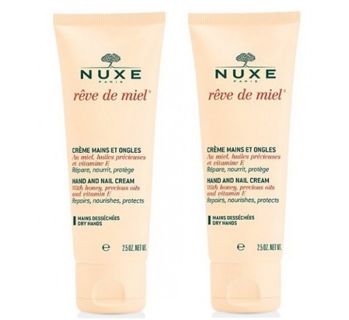 Nuxe crema de manos reve de miel duplo 2 x 50 ml