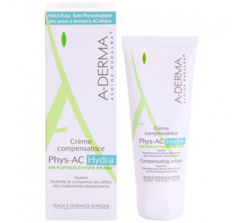 A-derma phys-ac hydra crema hidratante compensad