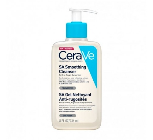 Cerave sa limpiador anti-rugosidades (1 envase 236 ml)