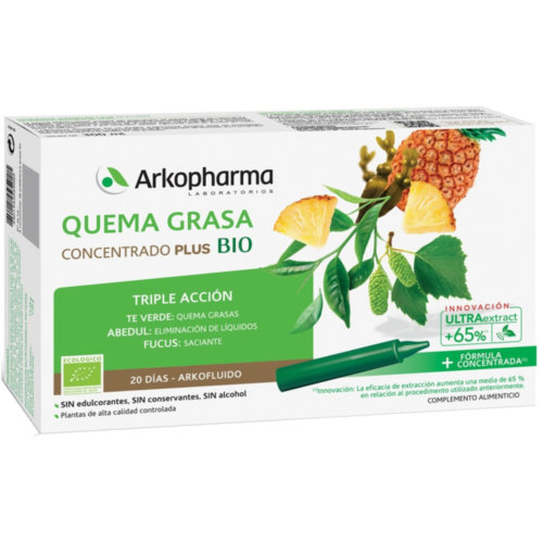 Arkofluido quemagrasa  20 ampollas 15 ml
