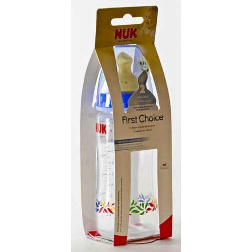 Biberon Nuk first choice tetina latex talla 2 ( 300 ml )