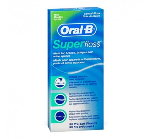 ORAL-B SUPERFLOSS - SEDA DENTAL (50 U)