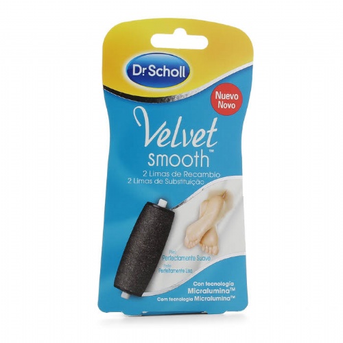 Dr scholl velvet smooth recambio durezas leves (2u)