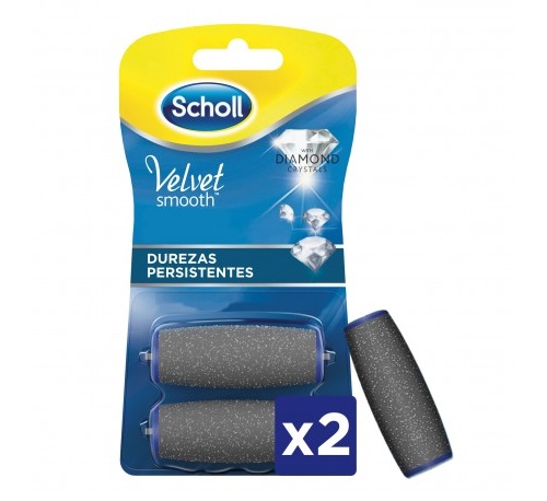 Dr scholl velvet smooth recambio durezas persistentes (2u)