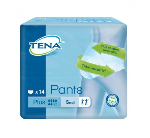 Tena pants plus (talla pequeña 14u)