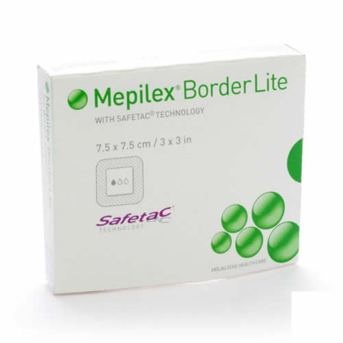 Mepilex border lite - aposito esteril (7,5 x 7,5 cm 1 u)