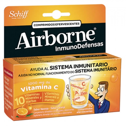 Airborne inmunodefensas (naranja 10 comprimidos efervescentes)
