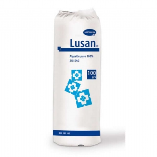 Lusan algodon zig-zag puro (100 g)