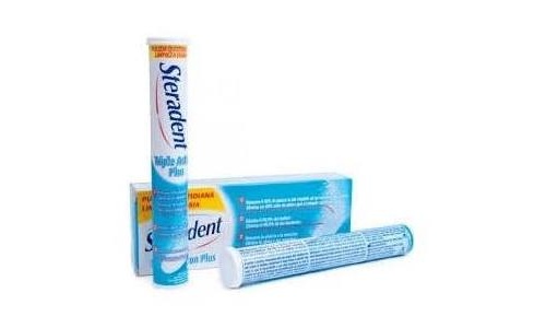 STERADENT TRIPLE ACCION PLUS - LIMPIEZA PROTESIS DENTAL (60 COMPRIMIDOS)