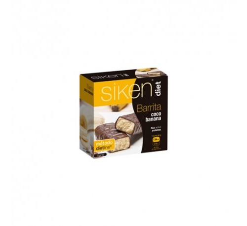 SIKEN DIET BARRITA COCO BANANA (5 BAR 36 G)