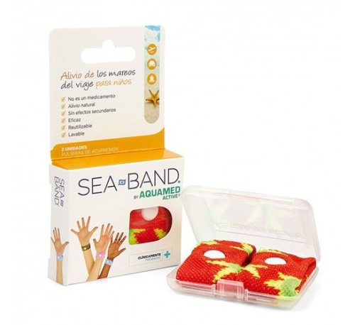 Pulsera antimareo aquamed active (niño 2u)