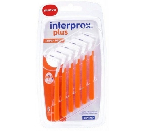 Cepillos interdentales interprox plus (super micro 6 u)