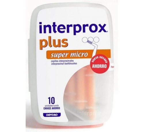 Cepillos interdentales interprox plus (super micro envase ahorro 10 u)