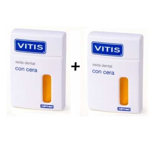 VITIS SEDA DENTAL CON CERA (50 M 2 U DUPLO)