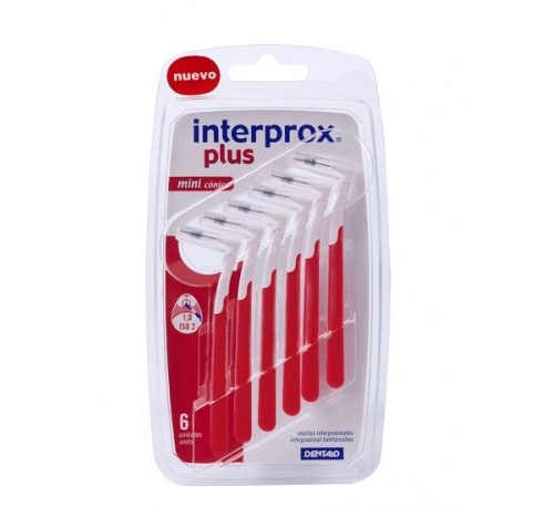 Cepillos interdentales interprox plus (mini conico 6 u)