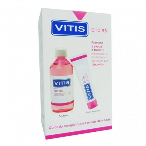 Vitis encias pasta dentifrica y colutorio  pack