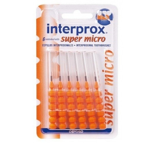 Cepillos interdentales interprox (super micro 6 u)