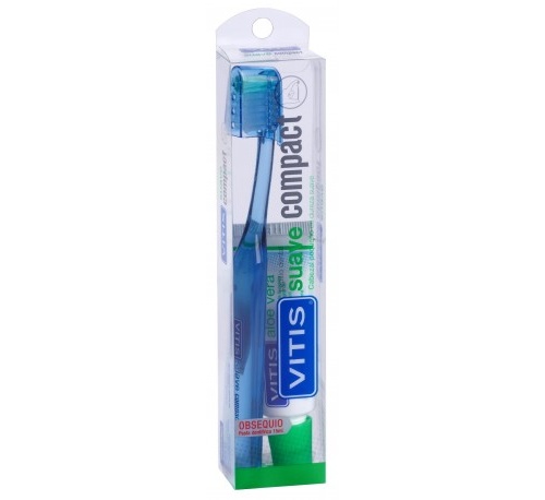Cepillo de dientes vitis compactsuave