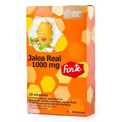 Jalea real fresca 1000 Arkoreal (20 ampollas bebibles)