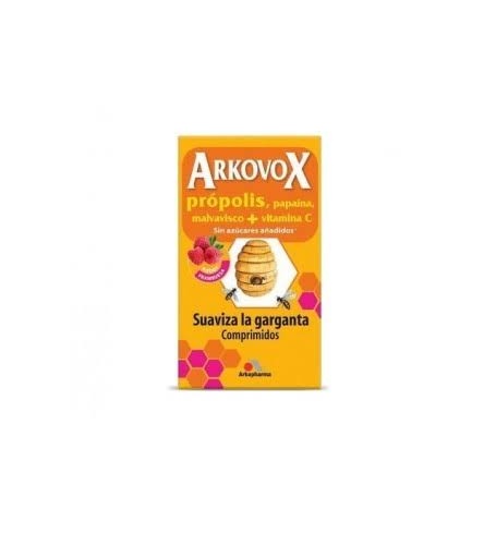 Arkovox propolis vitamina c  (24 comprimidos masticables sabor frambuesa)