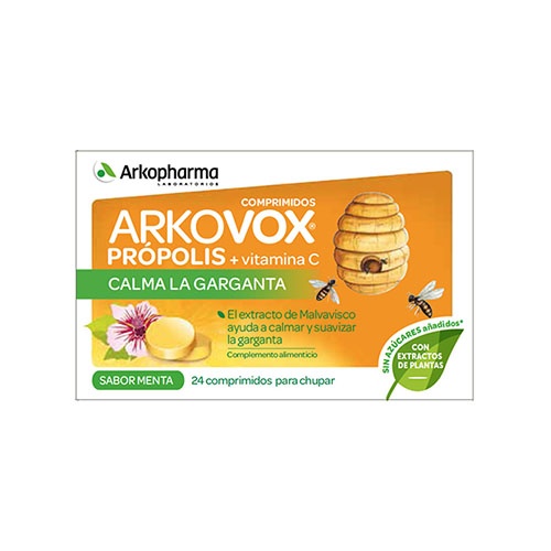 Arkovox propolis vitamina c (20 comprimidos sabor menta)