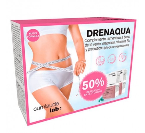 Cumlaude drenaqua plus 14 stick + drenaqua 30 capsulas