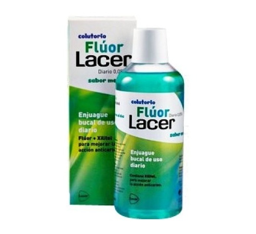 LACER COLUTORIO FLUOR DIARIO 0,05 % (MENTA 500 ML)