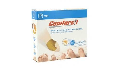 Protector tejido elastico con silicona para juanetes comforsil 1 unidad talla l cc264l - comforsil